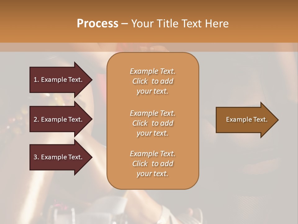 Geisha Food Tempt PowerPoint Template