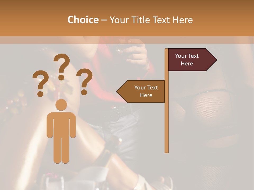 Geisha Food Tempt PowerPoint Template