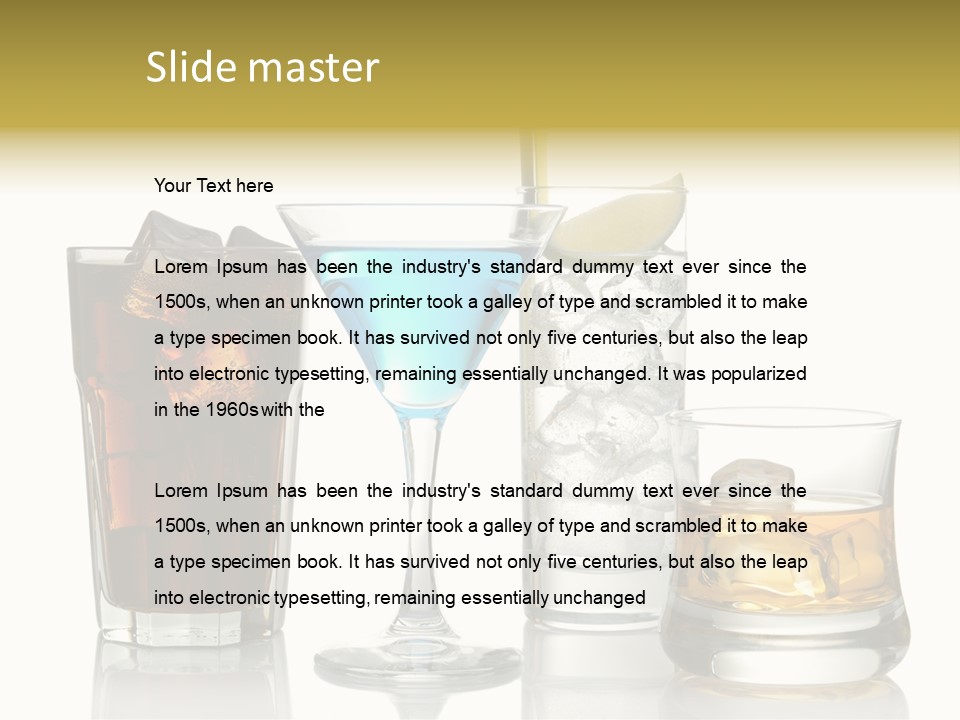 Ice Refreshment Studio PowerPoint Template