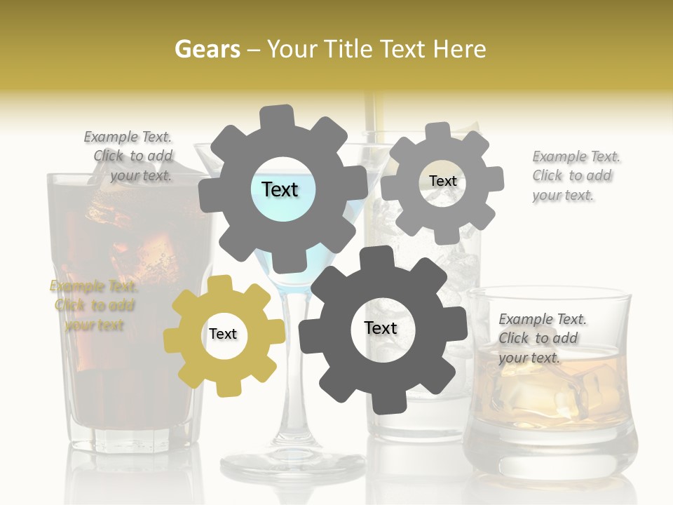 Ice Refreshment Studio PowerPoint Template