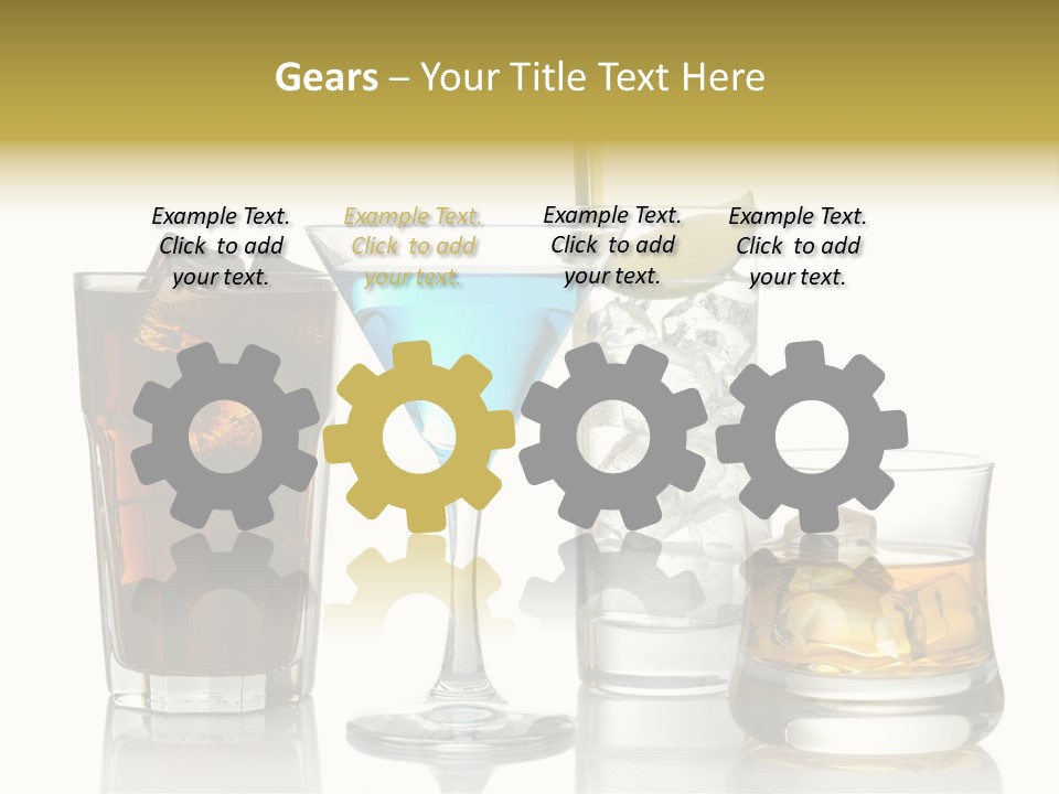 Ice Refreshment Studio PowerPoint Template