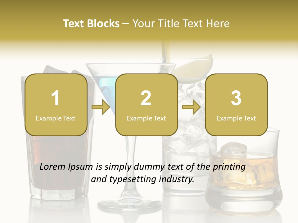 Ice Refreshment Studio PowerPoint Template