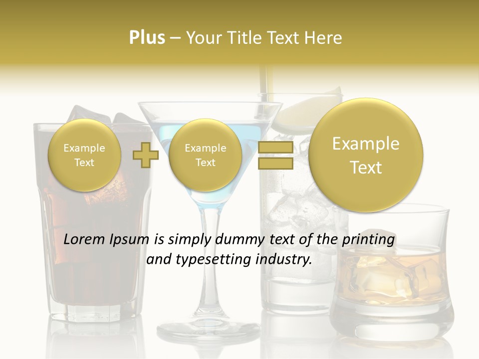 Ice Refreshment Studio PowerPoint Template
