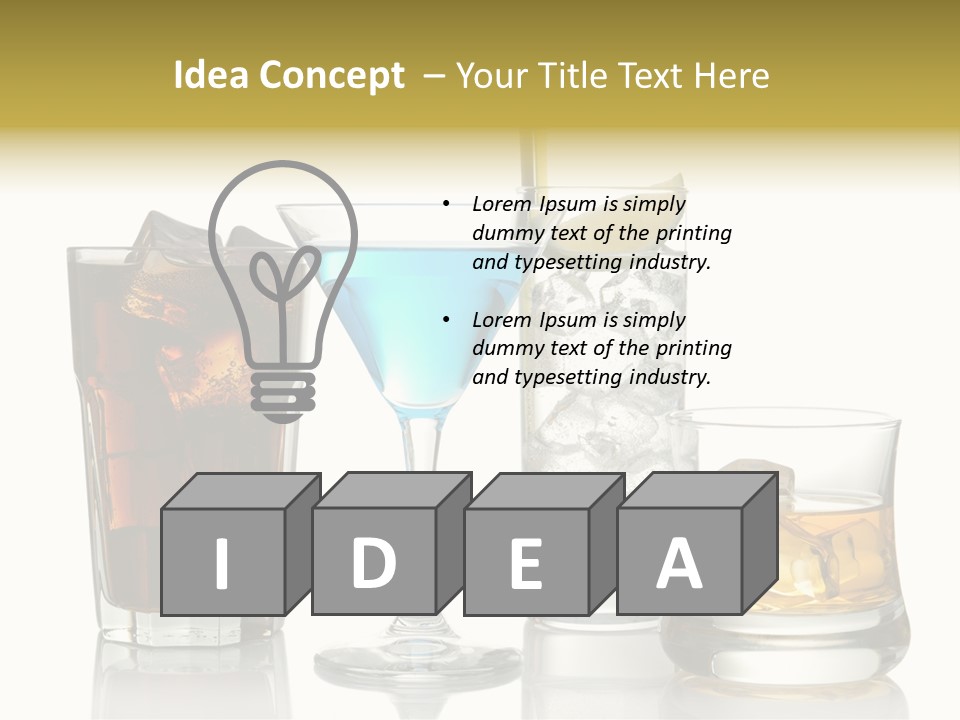 Ice Refreshment Studio PowerPoint Template