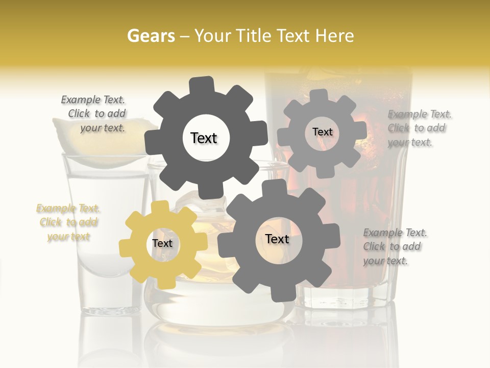 Bar Variety Cola PowerPoint Template