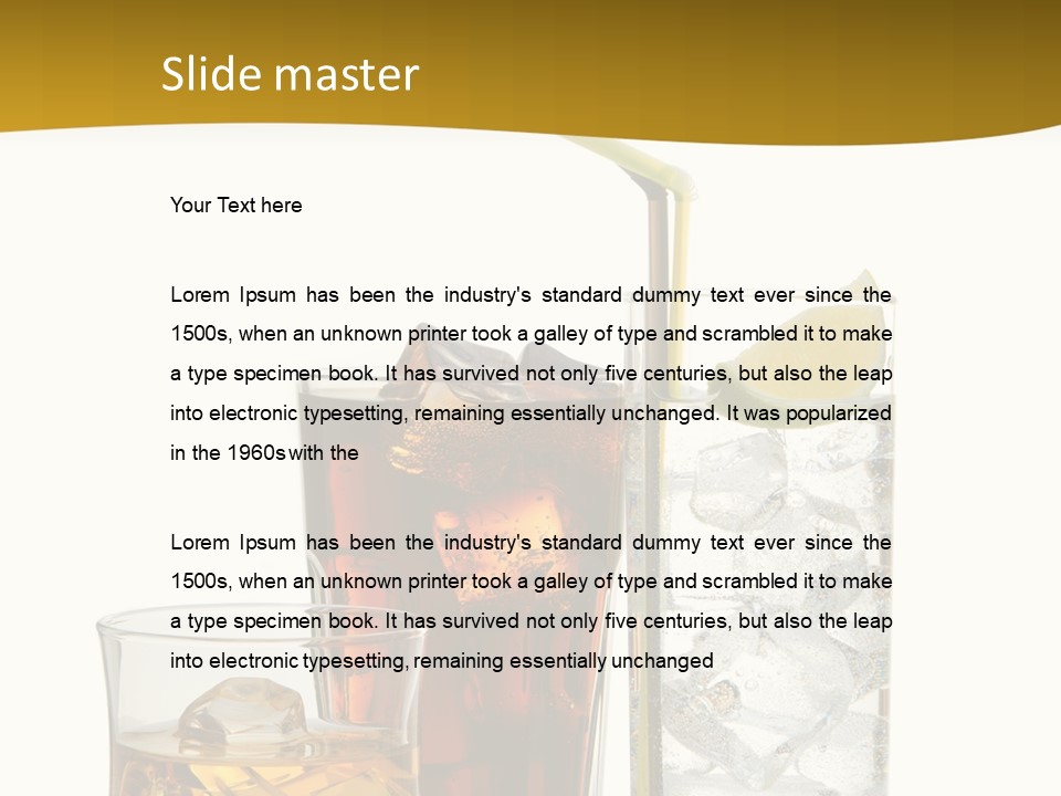 Rocks Color Image Space PowerPoint Template