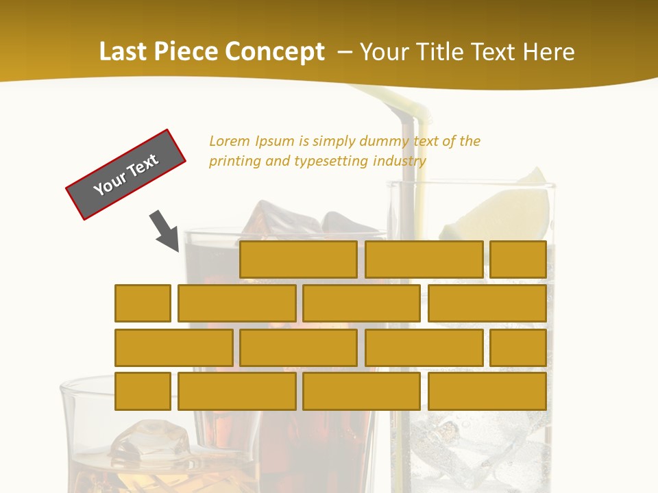 Rocks Color Image Space PowerPoint Template