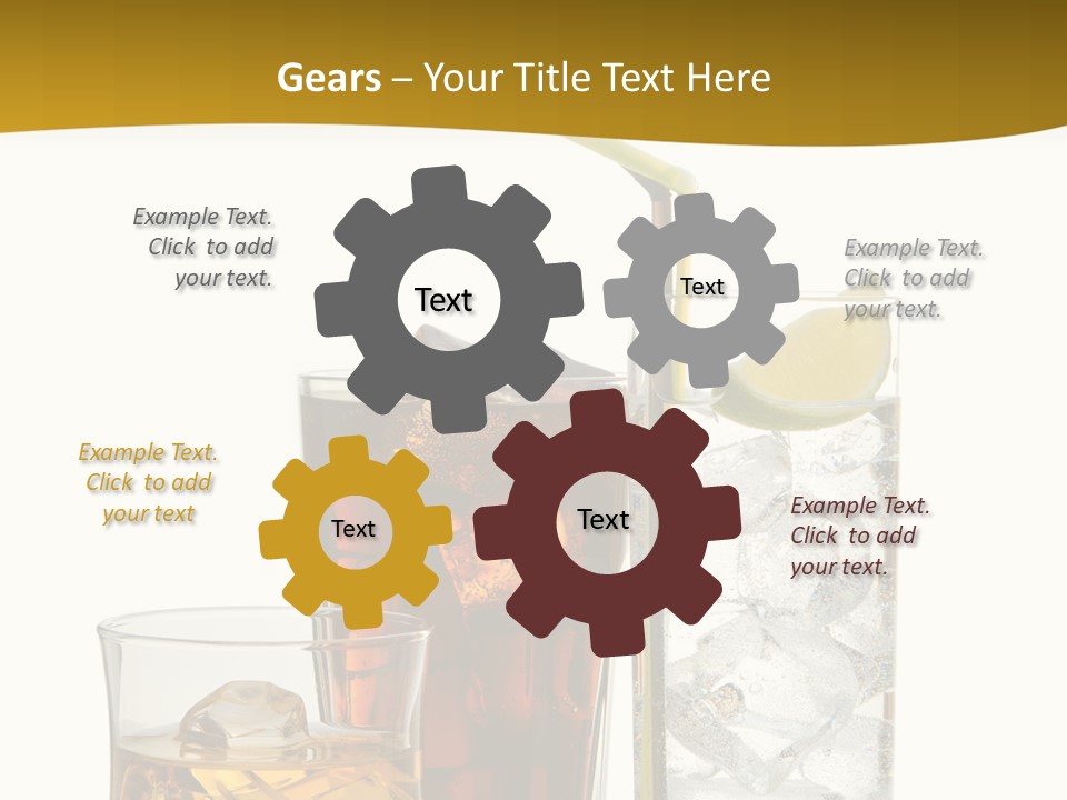 Rocks Color Image Space PowerPoint Template