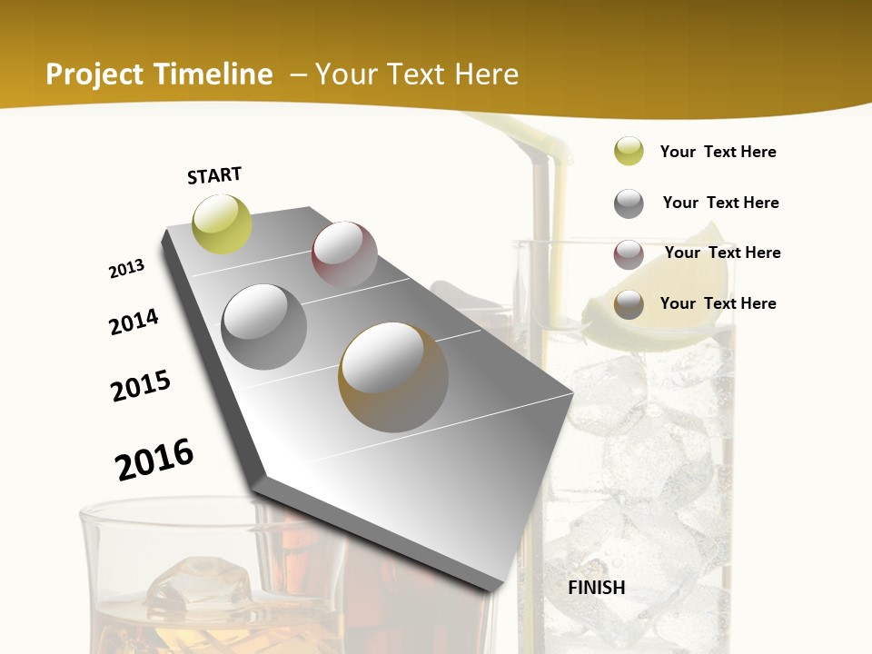 Rocks Color Image Space PowerPoint Template