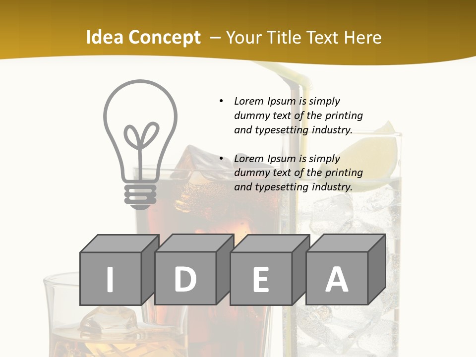 Rocks Color Image Space PowerPoint Template