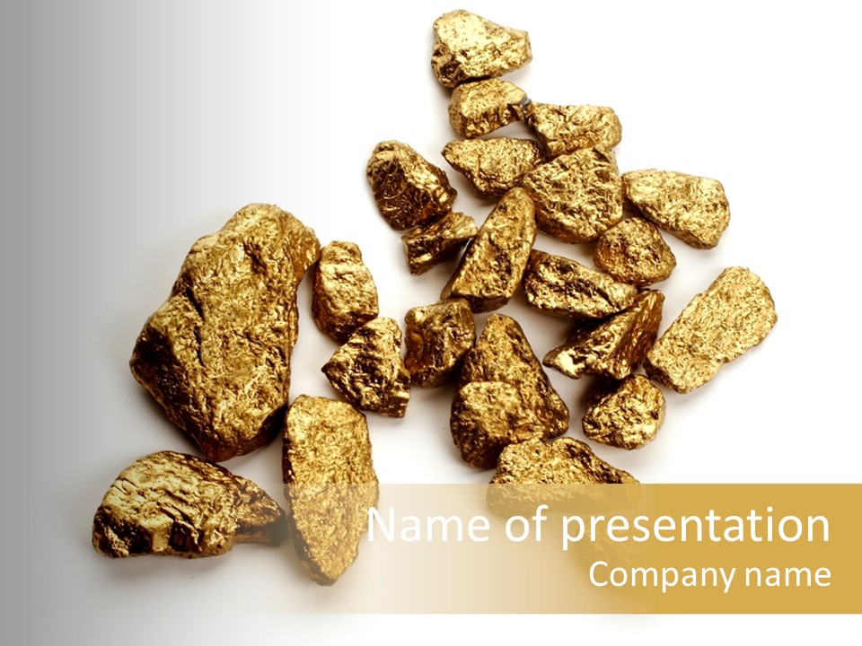 Nugget Heap Aurum PowerPoint Template