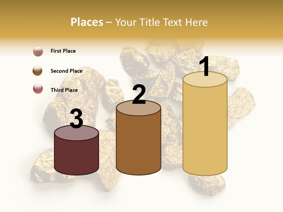 Nugget Heap Aurum PowerPoint Template