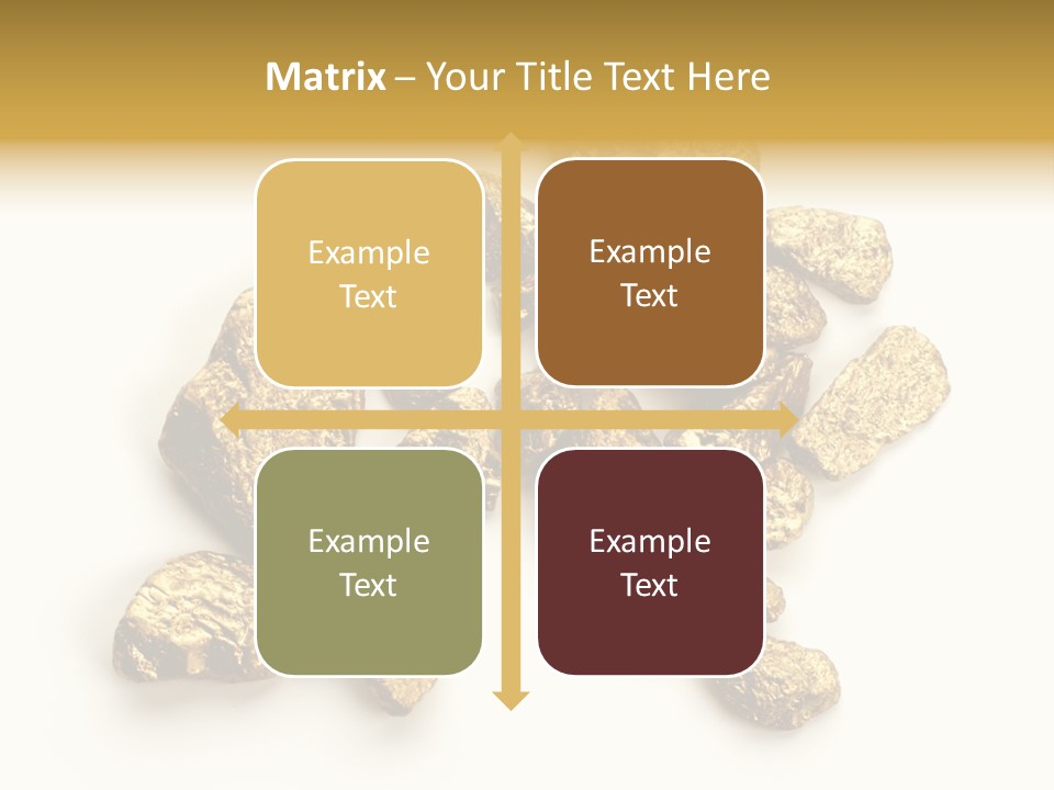 Nugget Heap Aurum PowerPoint Template