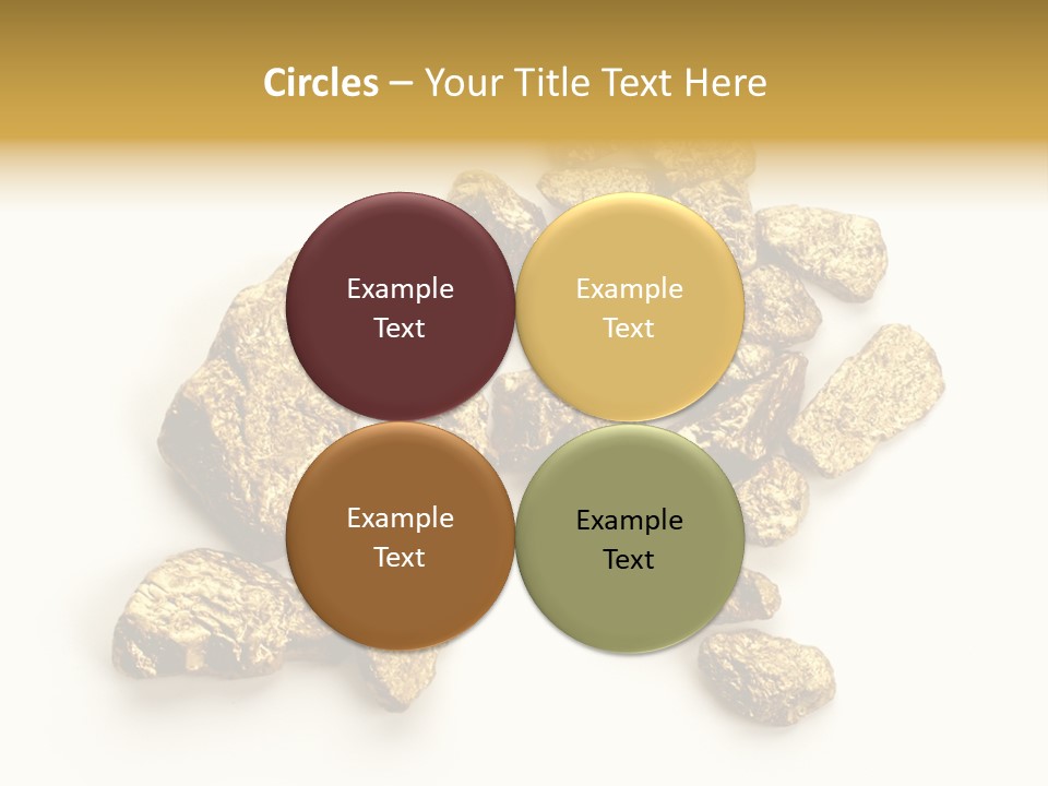Nugget Heap Aurum PowerPoint Template