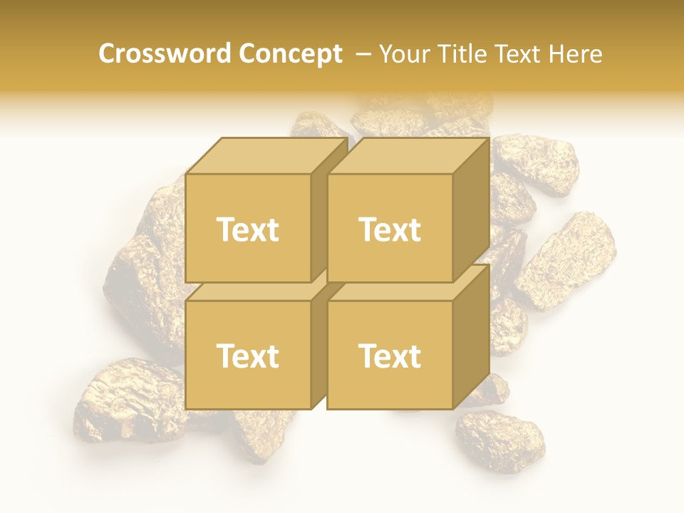 Nugget Heap Aurum PowerPoint Template