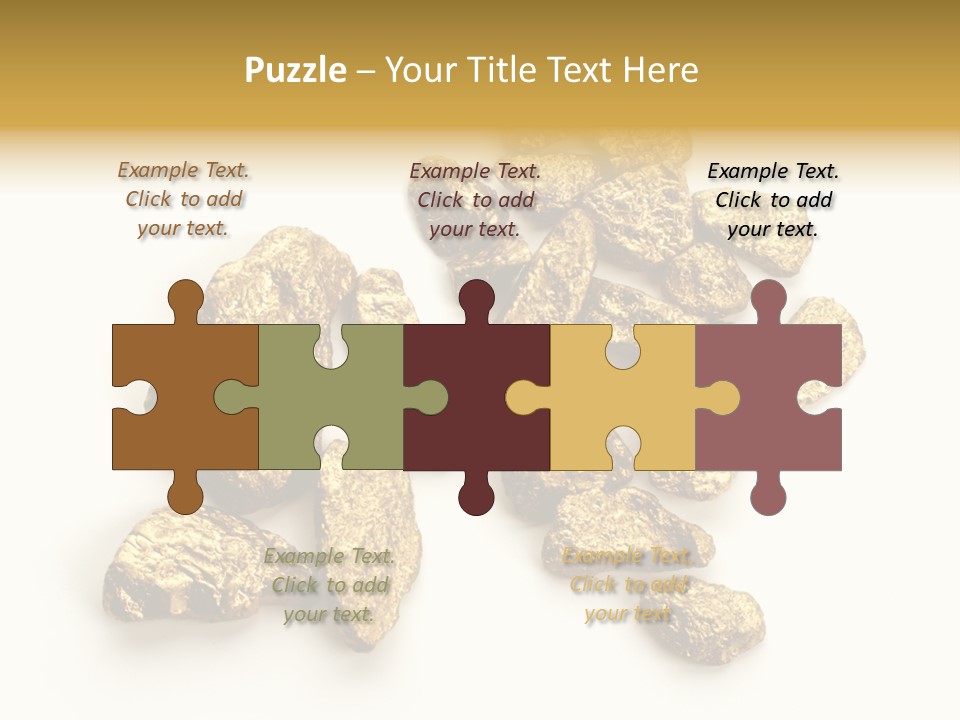 Nugget Heap Aurum PowerPoint Template