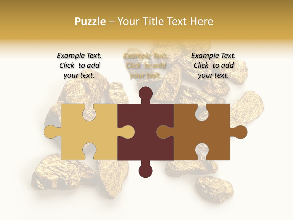 Nugget Heap Aurum PowerPoint Template