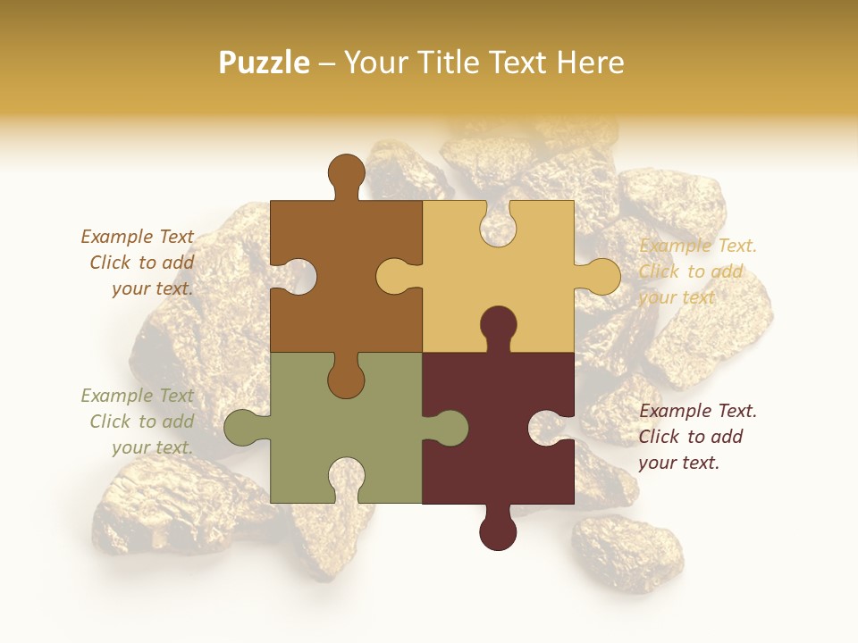 Nugget Heap Aurum PowerPoint Template