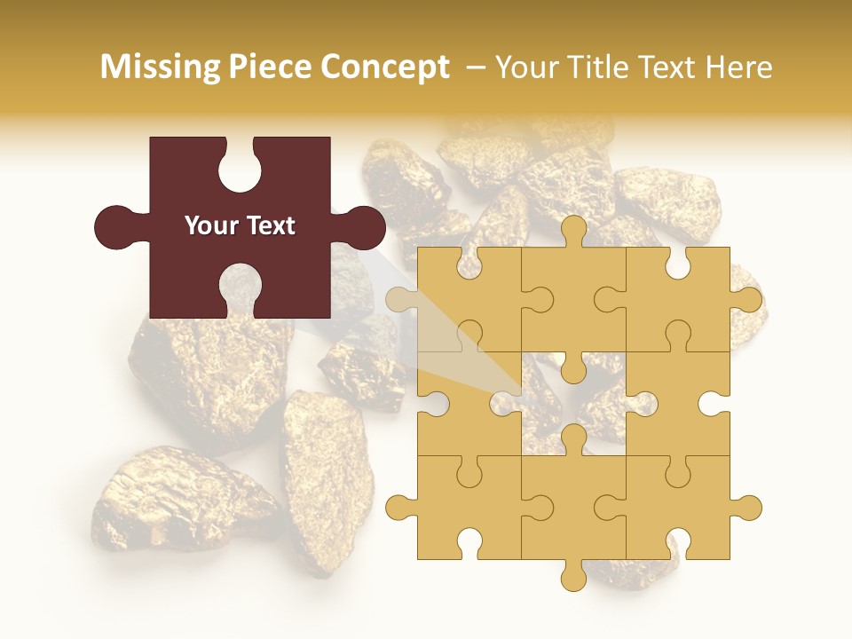Nugget Heap Aurum PowerPoint Template
