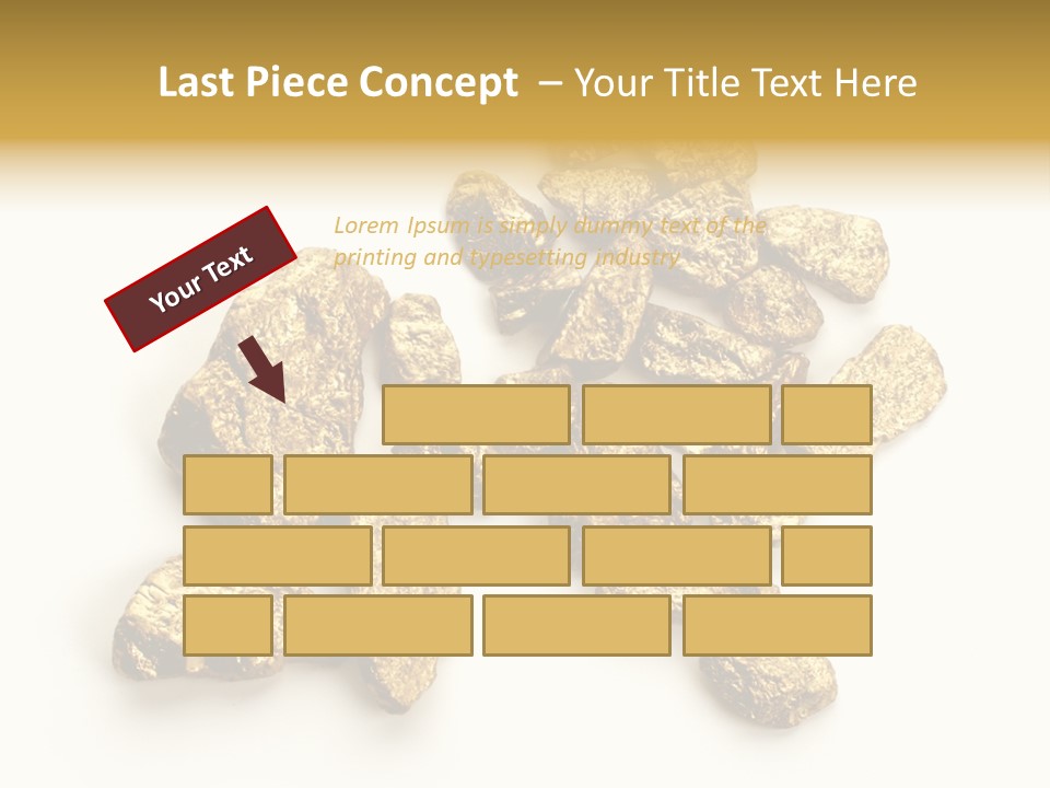 Nugget Heap Aurum PowerPoint Template