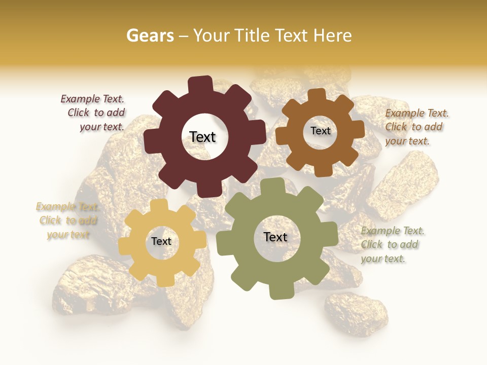 Nugget Heap Aurum PowerPoint Template