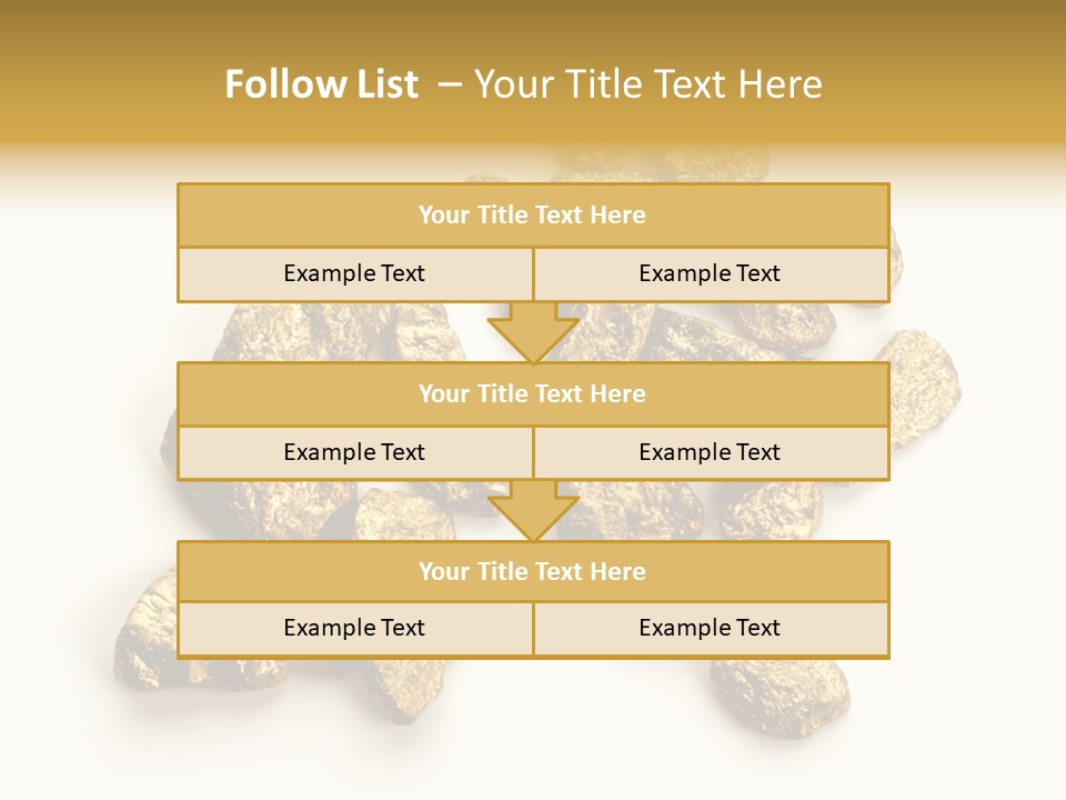 Nugget Heap Aurum PowerPoint Template