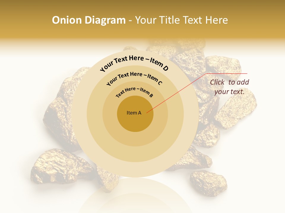 Nugget Heap Aurum PowerPoint Template