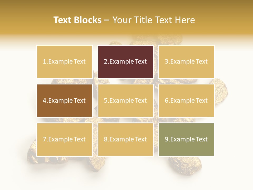 Nugget Heap Aurum PowerPoint Template