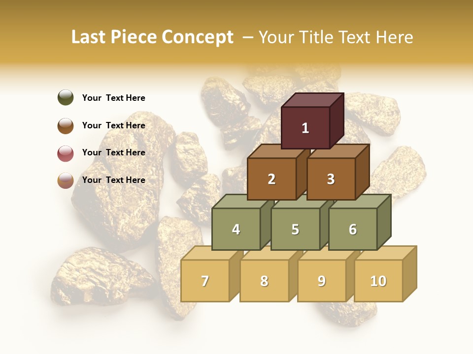 Nugget Heap Aurum PowerPoint Template