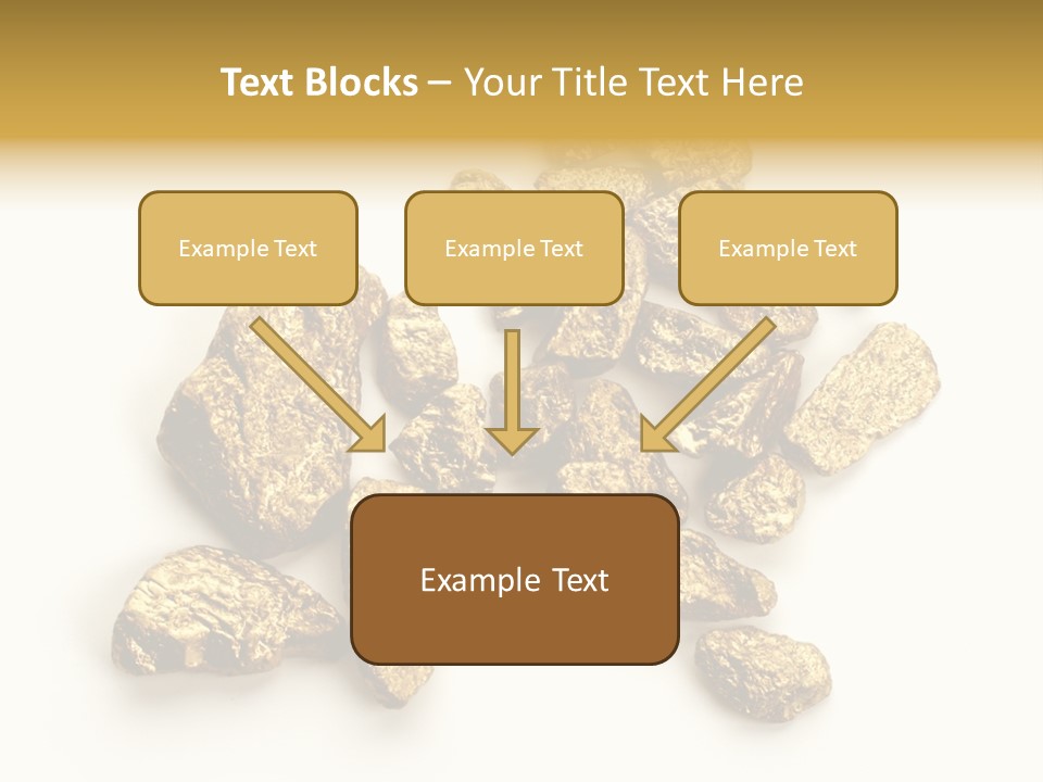 Nugget Heap Aurum PowerPoint Template