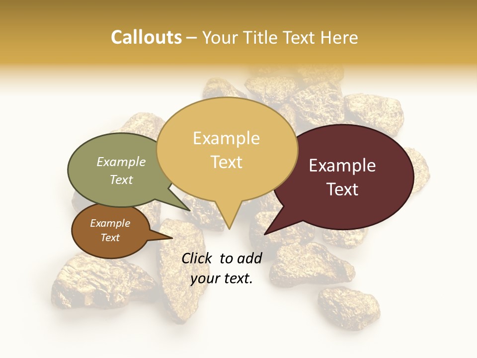 Nugget Heap Aurum PowerPoint Template