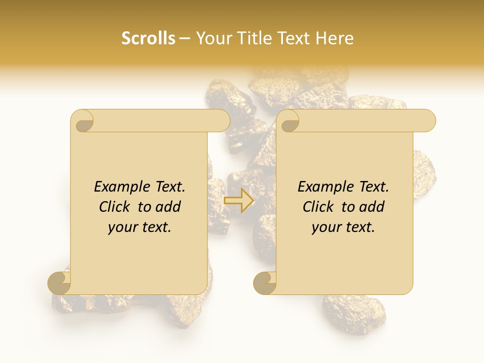 Nugget Heap Aurum PowerPoint Template