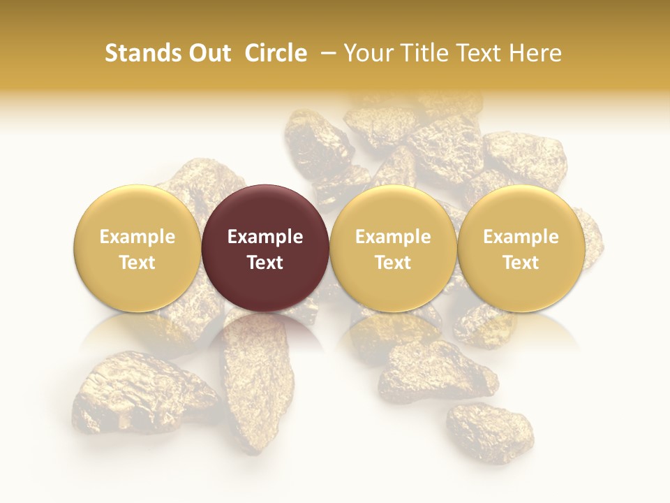 Nugget Heap Aurum PowerPoint Template