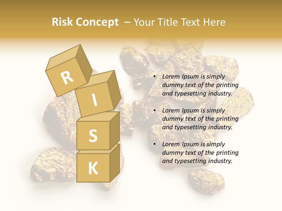 Nugget Heap Aurum PowerPoint Template