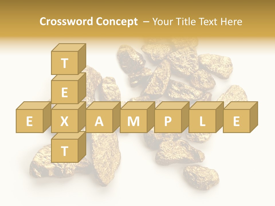 Nugget Heap Aurum PowerPoint Template