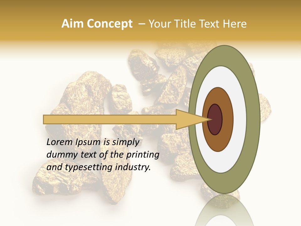 Nugget Heap Aurum PowerPoint Template