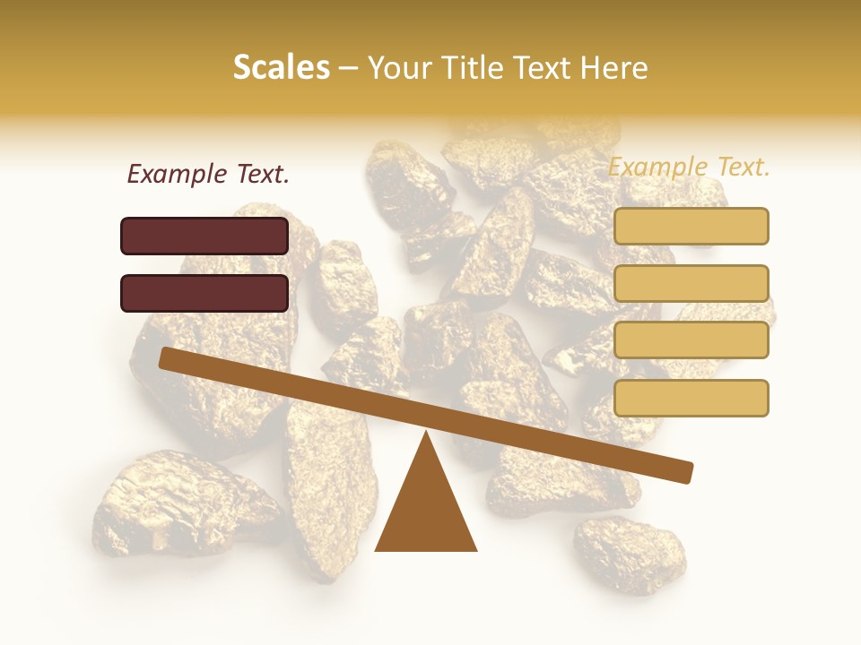 Nugget Heap Aurum PowerPoint Template