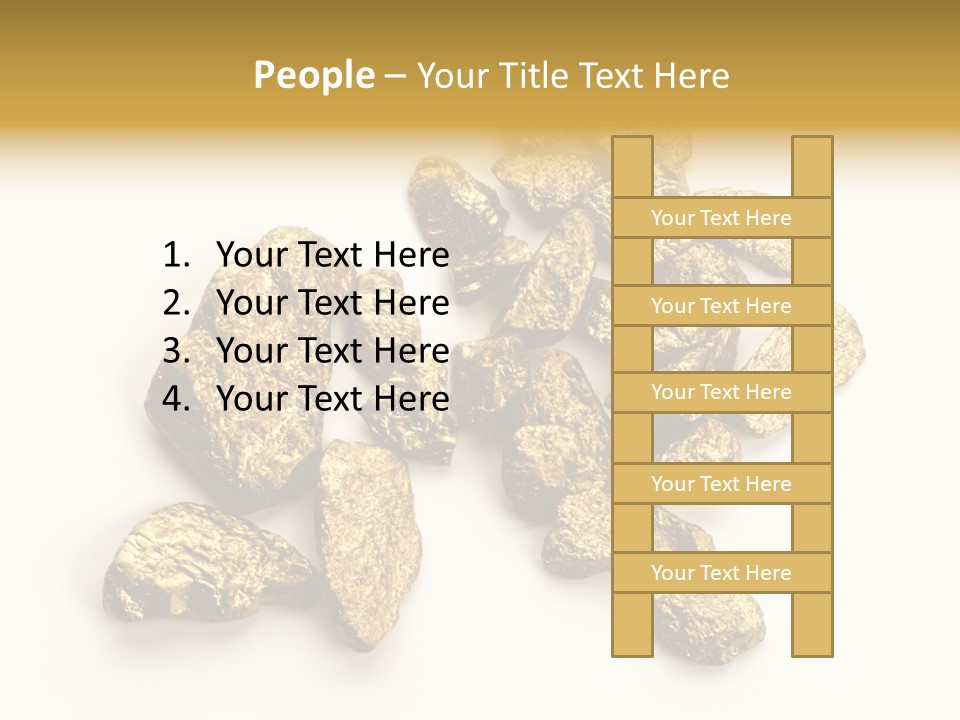 Nugget Heap Aurum PowerPoint Template