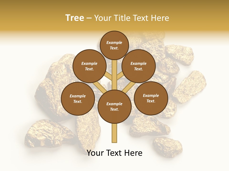 Nugget Heap Aurum PowerPoint Template