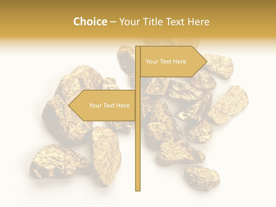 Nugget Heap Aurum PowerPoint Template