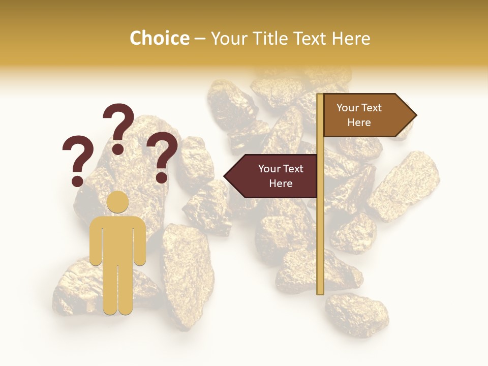 Nugget Heap Aurum PowerPoint Template