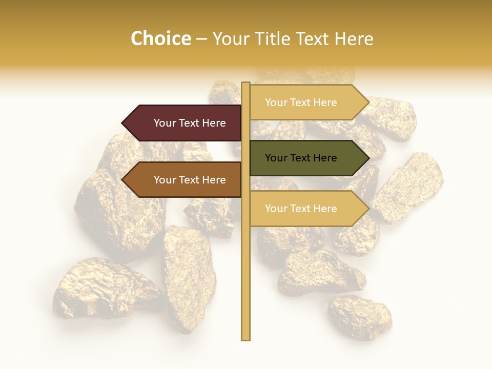 Nugget Heap Aurum PowerPoint Template