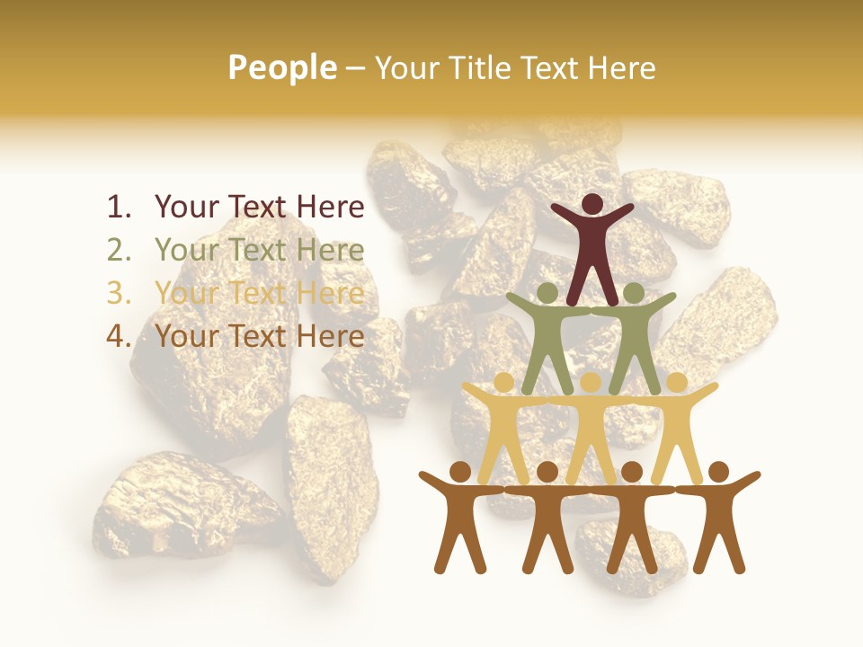 Nugget Heap Aurum PowerPoint Template