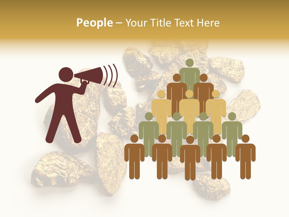 Nugget Heap Aurum PowerPoint Template