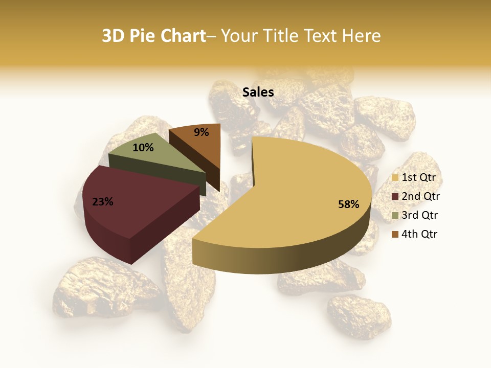 Nugget Heap Aurum PowerPoint Template
