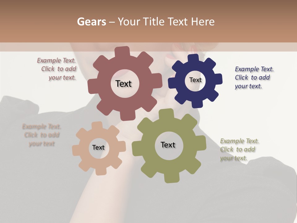 Grey Looking Retro PowerPoint Template