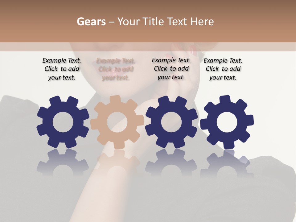 Grey Looking Retro PowerPoint Template