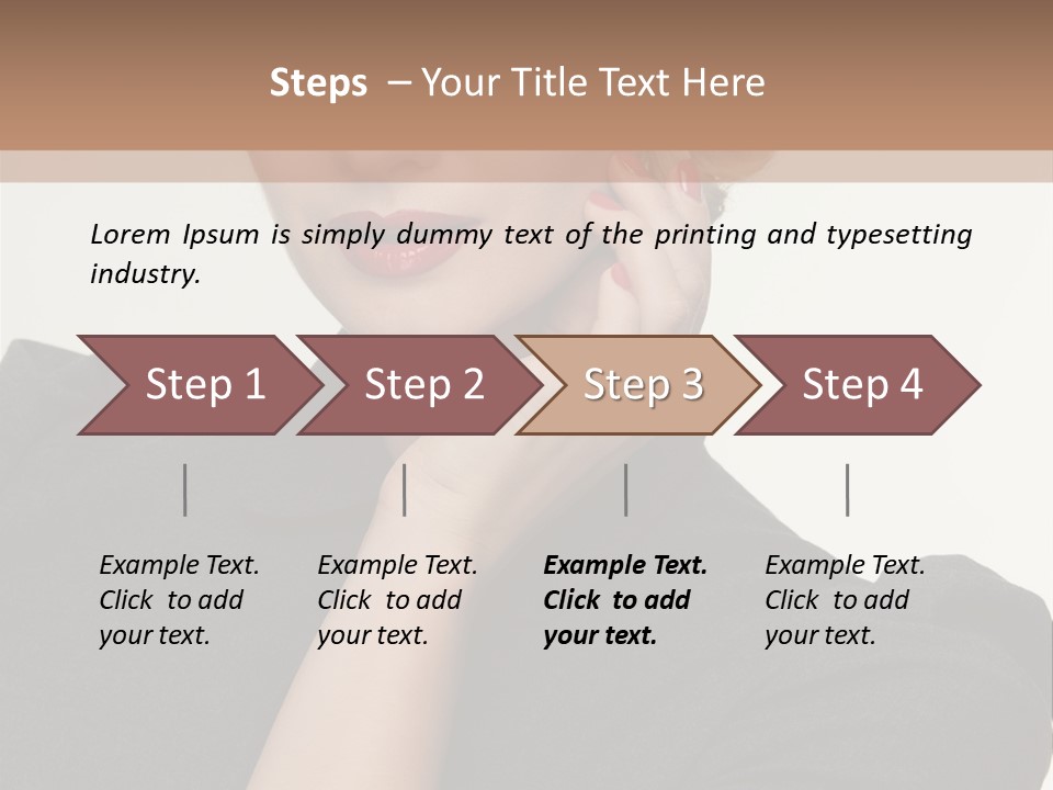 Grey Looking Retro PowerPoint Template