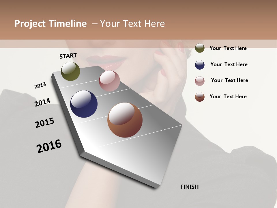Grey Looking Retro PowerPoint Template