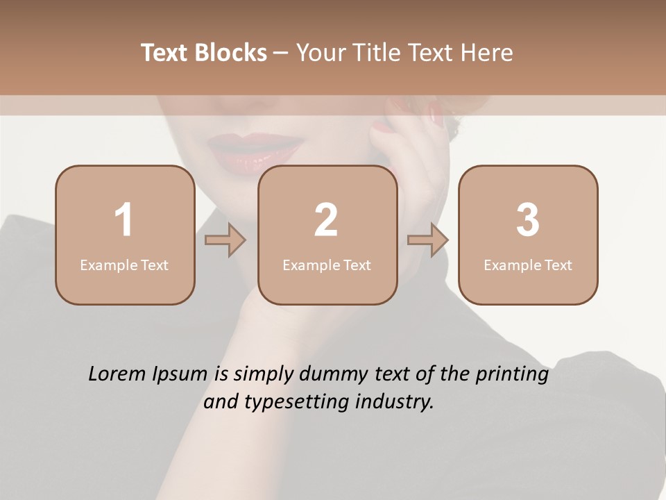 Grey Looking Retro PowerPoint Template